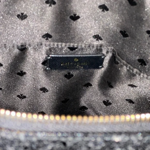 Kate Spade Black and Glitter Tote - Picture 4 of 9